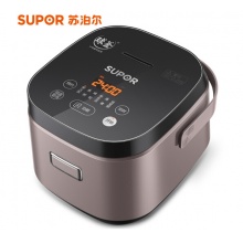 苏泊尔（SUPOR）2L电饭煲电饭锅IH电磁加热精铁球釜内胆多功能家用智能电饭煲1-4人咖啡色SF20HC49