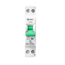 公牛(BULL) 空气开关 1P+N小型断路器 双进双出20A 家用电源空开 LB-32C20/1P+N/32