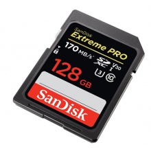 SanDisk/闪迪SD卡佳能相机内存卡5d3/4 800D 6D2 90D m50微单反储存卡 128GSD卡 170MB/S 适用于佳能/索尼/尼康相机系列
