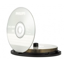 飞利浦（PHILIPS）PH DVD-RW 可擦写空白刻录光盘 可重复刻录 10片装