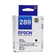 爱普生（EPSON）T289 黑色墨盒 (适用WF-100机型)