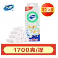 玉牌 1700g 10卷 厕用卷纸 卫生纸 原生木浆纸 YT21702 1提