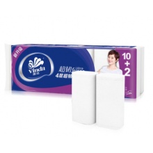 维达 无芯卷筒卫生纸大卷纸超韧150克12卷1800克厕纸V4459