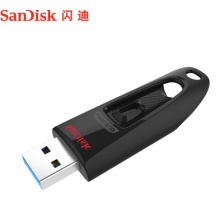 闪迪(SanDisk)64GB USB3.0 U盘 CZ48  黑色 读速100MB64