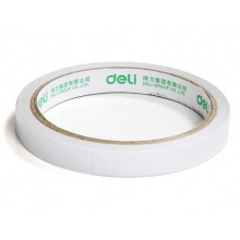 得力(deli)30404加粘双面棉纸胶带9mm*10y*80um 单包装