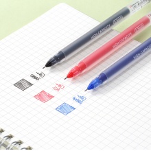 齐心 GP353 全针管大容量中性笔 0.5mm 蓝色