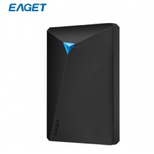 忆捷（EAGET）1TB USB3.0移动硬盘2.5英寸文件数据备份存储安全高速防震黑色