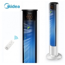 美的（Midea）ZAC10BR 智能遥控定时电风扇/静音立式塔扇 无叶风扇