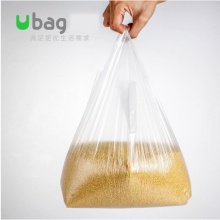 购物袋背心 塑料袋食品袋环保礼品袋厚马夹方便袋 5号【32宽*52长】