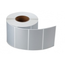 艾利 亚银PET不干胶标签条码打印纸 横板80mm*50mm*1000张