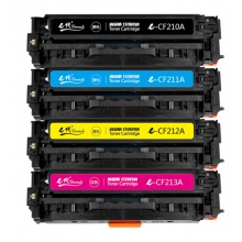 e代经典 CF210A 硒鼓黑蓝黄红四色套装 适用惠普HP 131A pro200 M251n M251nw M276n CRG331 MF8280