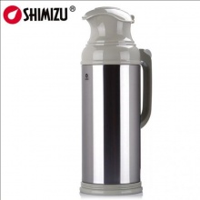 清水 不锈钢玻璃内胆热水瓶 SM-3262-200 砂光灰 2.0L 只