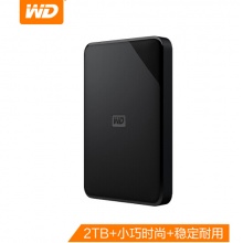 西部数据(WD)2TB USB3.0移动硬盘Elements SE 新元素系列2.5英寸 WDBEPK0020BBK
