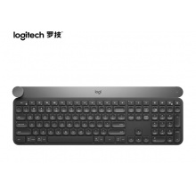 罗技（Logitech）Craft 键盘 无线蓝牙键盘 办公键盘 超薄 优联 深灰色 旗舰款 【Craft】无线蓝牙/超薄/带旋钮