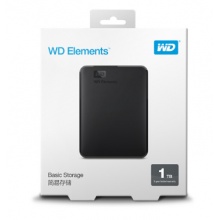 西部数据(WD)1TB USB3.0移动硬盘Elements SE 新元素系列2.5英寸 WDBUZG0010BBK