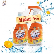 威猛先生 厨房重油污净 清新柑橘 455g+455g 双瓶装 