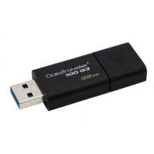金士顿(Kingston)32GB USB3.0 U盘DT100G3 黑色 滑盖设计