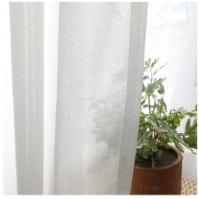 北欧简约现代纯白色沙帘