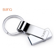喜宾（banq）64GB USB3.0 U盘 F90高速大钢环便携设计 防水防震防尘 全金属优盘