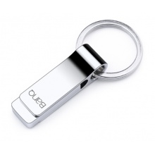 喜宾（banq）64GB USB3.0 U盘 F90高速大钢环便携设计 防水防震防尘 全金属优盘