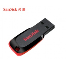 闪迪(SanDisk)酷刃USB2.0(CZ50)8GB U盘 黑红