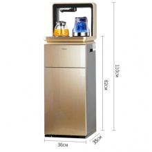 海尔（Haier）饮水机家用YR1693-CB茶吧机 多功能温热型智能饮水机