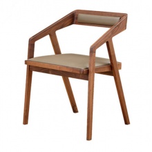 实木北欧餐椅凳子 靠背电脑椅书桌家用办公简约现代椅子