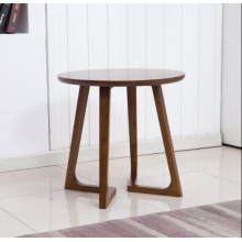 纯实木角几圆形沙发边几简约小茶几创意北欧边桌