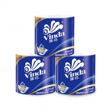 维达 V4028 卷纸蓝色经典 138*108mm 4层 180克/卷 10卷/提 提