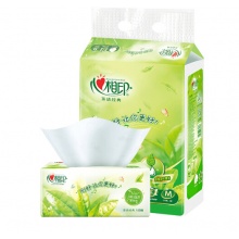 心相印 软抽纸 DT3200 茶语系列3层 152抽 3包/提 提
