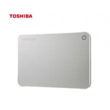 东芝(TOSHIBA) 3TB USB3.0 移动硬盘 Premium系列 2.5英寸 兼容Mac 配Type-C转换器 金属材质 高端商务 尊贵银