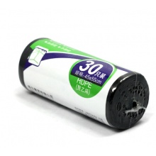 得力（deli） 9573 家用办公垃圾袋 加厚塑料袋垃圾袋 45*55 30只装 1卷