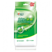 心相印 湿纸巾茶语系列 XCA001 无纺布 10片/包 180mm*170mm 新包装 白色 包