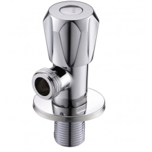 华蒿 三角阀 全铜  4分