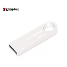 金士顿（Kingston）16GB U盘 DTSE9H 金属 银色 USB2.0