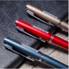 得力（deli）S72黑色签字碳素水笔1.0mm办公学习商务会议笔