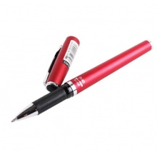 得力（deli）S72黑色签字碳素水笔1.0mm办公学习商务会议笔