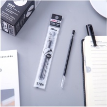 得力(deli)1.0mm黑色中性笔签字笔替芯 子弹头20支/盒 S766