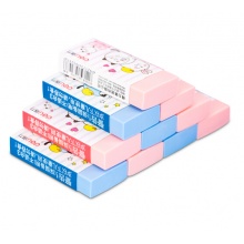 得力(deli)30块学生橡皮擦 多彩考试文具可爱橡皮 71062