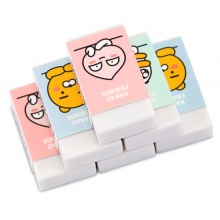 得力(deli)18块kakao橡皮擦 学生考试绘图橡皮 美术绘画橡皮 71057