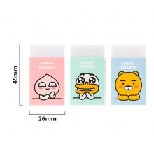 得力(deli)18块kakao橡皮擦 学生考试绘图橡皮 美术绘画橡皮 71057