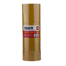 得力30238米黄封箱胶带48mm*60y*50um(米黄色)(6卷/筒)