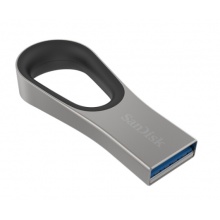 闪迪(SanDisk)64GB USB3.0 U盘 CZ93酷循 银黑色 金属外壳