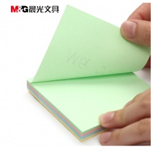 晨光（M&G） 记事贴 便签纸  彩色100页 76*76mm 五本 YS-10