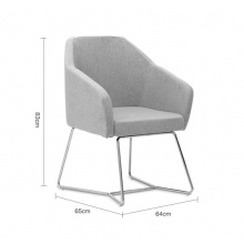 迪欧 DIOUS 时尚办公椅 吧台椅 DL1716 灰色
