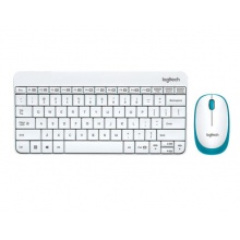 罗技（Logitech）无线键鼠套装 MK245 Nano 无线鼠标无线键盘套装（白色）