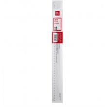 得力（deli）直尺塑料直尺学生尺子文具绘图办公直尺绘图尺 40cm 6240