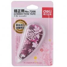 得力优酷7208修正带卡式(混)(只)