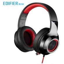 漫步者（EDIFIER）HECATE G4 USB7.1声道 头戴式带线控  黑红色