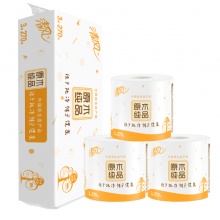 清风（APP）卷纸 原木纯品 3层270段卫生纸*10卷B22A4C